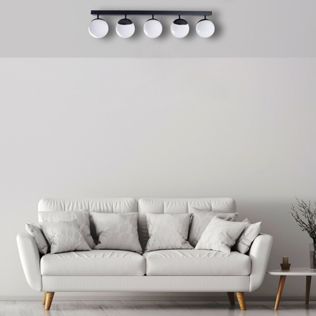 Milagro Lampa sufitowa SFERA BLACK 5xE14 MLP8859 CZARNY