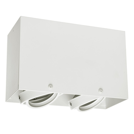 Milagro Lampa Sufitowa Blocco Biały 2x7W GU10 Led ML478 BIAŁY