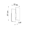 Sollux Lighting Kinkiet FABIANO SL.0197