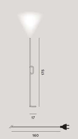 Lampa podłogowa Foscarini 294003D-55 Tobia