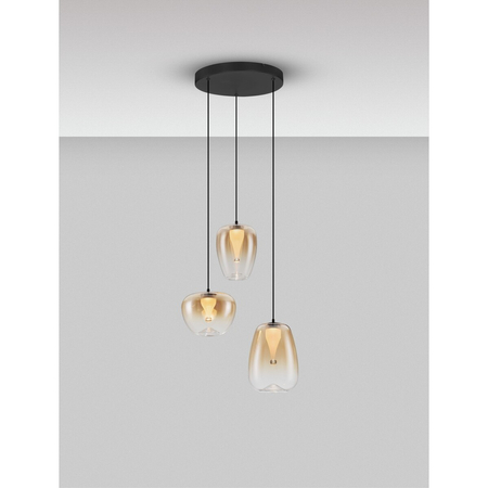 Lampa wisząca Luces Exclusivas JAREVIA LE45126 złoty i odcienie złota