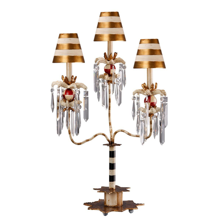 Lampa stołowa Elstead Lighting Birdland kremowy/złoty FB-BIRDLAND-TL3