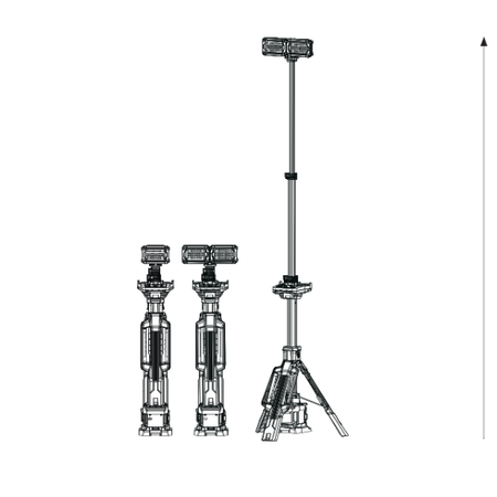 Najaśnica Mactronic Tower Beam akumulatorowa 11000lm