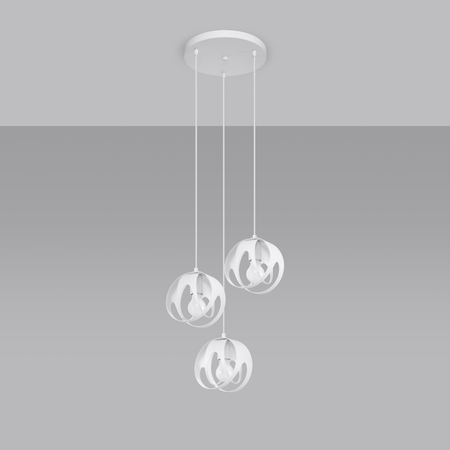 Sollux Lighting Lampa wisząca TULOS 3P czarna SL.1088