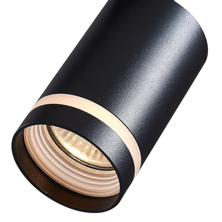 Milagro Track Spot Pipe Ring Czarny 1xGU10 ML7669 CZARNY