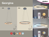 Lampa wisząca Rabalux Georgina 2565 chrom