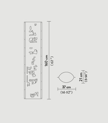 Lampa podłogowa Slamp TUB14PTU0004_ECS Ecstacity