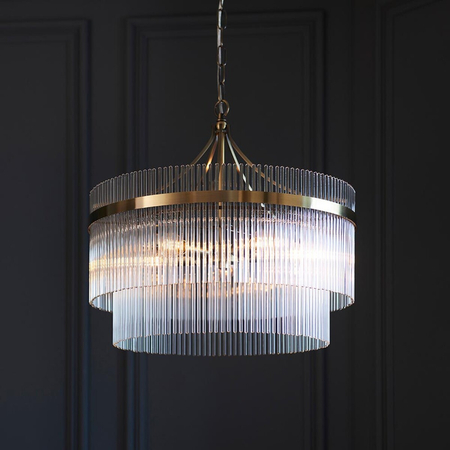 Endon Lighting Lampa wisząca 99166 mosiądz
