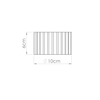 Sollux Lighting Plafon AURA 1 ochra czerwona Gx53 SL.1802
