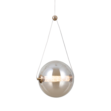 Lampa wisząca Italux Rastia PND-34361-M-HBR-AMB złoty