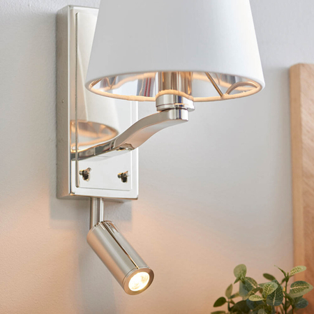 Kinkiet Endon Lighting Harvey 73027 nikiel