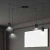 Lampa wisząca TRAKER 4 BL/BLACK Emibig 524/4 czarny