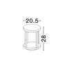 Lampa ogrodowa Luces Exclusivas TAZORIA LE75170 antracyt