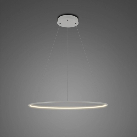 Lampa wisząca Ledowe Okręgi No.1 40cm 3k srebrna Dali