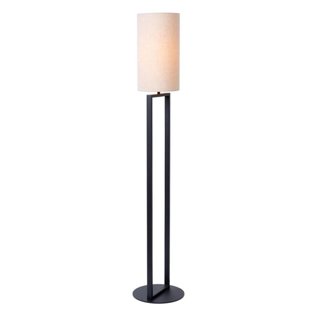 Lampa podłogowa Lucide HERMAN 30762/81/38 czarny/beżowy