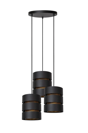 Lampa wisząca Lucide ROSAS 21433/13/30 czarny/złoty