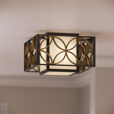 Plafon Elstead Lighting Remy brąz FE-REMY-F