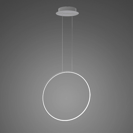 Lampa wisząca Ledowe Okręgi No.1 X 60cm3k srebrna Dali