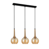 Lampa wisząca Italux PND-42361-3-BRO-AMB Brąz antyczny