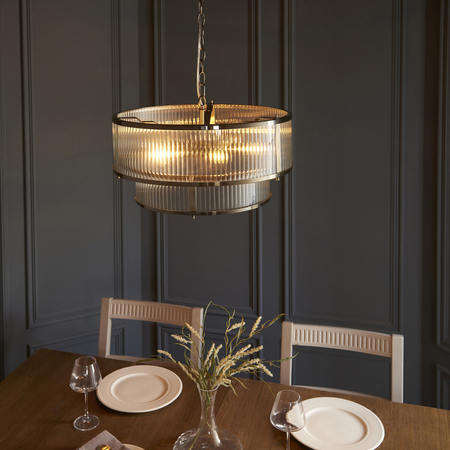 Lampa wisząca Endon Lighting Ridgeton 110944 mosiądz