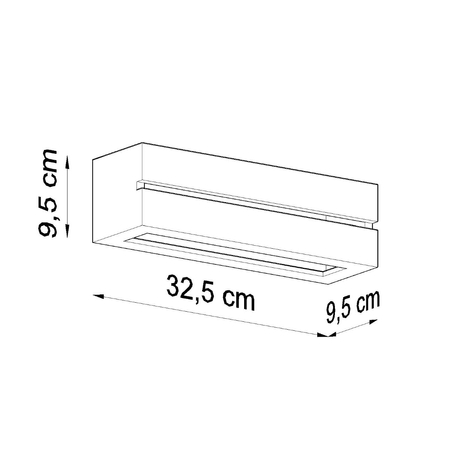 Sollux Lighting Kinkiet ceramiczny VEGA LINE SL.0231