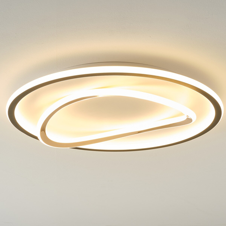 Lampa sufitowa Zuma Line MX3889-1A-3BGT LENS LAMPA SUFITOWA CZARNA-ZŁOTA/BLACK-GOLD