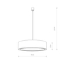 Lampa wisząca MIST Nowodvorski 8942 biały