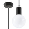 Sollux Lighting Lampa wisząca EDISON czarna SL.0152