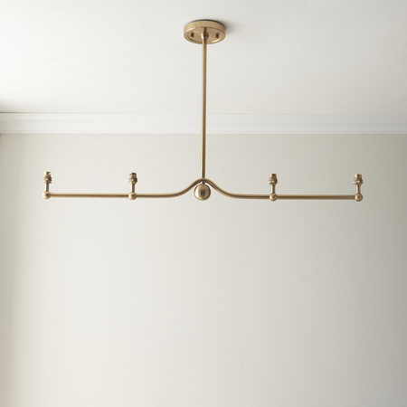 Lampa wisząca Endon Lighting Santiago 108211 mosiądz