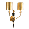 Kinkiet Elstead Lighting Flambeau czarny/złoty FB-FLAMBEAU2