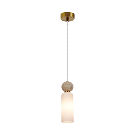 Lampa wisząca Italux Santos PND-95331-1-BRSS Mosiężny