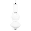 Lampa wisząca Maxlight AKIKO P0468 czarny/chrom