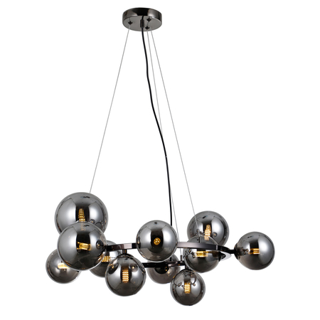 Lampa wisząca Italux PND-406007-11A-BL Czarny mat