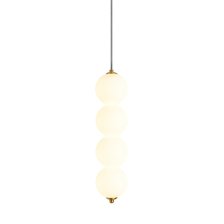 Lampa wisząca Abigali Pontti4 12W złoty/mleczne kule