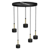 Milagro Lampa wisząca ARENA BLACK/GOLD 5xGX53 MLP7763 CZARNY / ZŁOTY