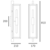Cosmo Light Kinkiet DOVER W02095BK