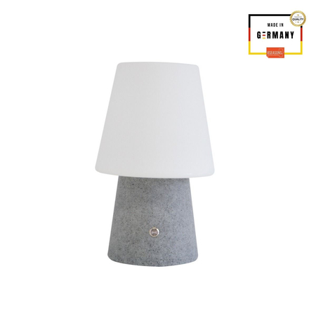 Lampa stojąca No.1 zewnętrzna ogrodowa 2700K RGB ściemnialna z baterią 30cm, błękitny niebieski 32584L 