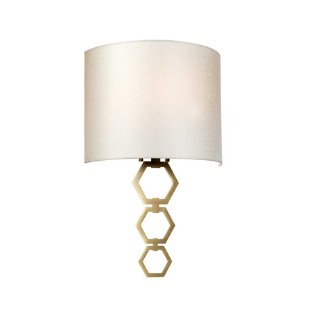 Kinkiet Elstead Lighting Clark mosiądz CLARK-MEDIUM-AB