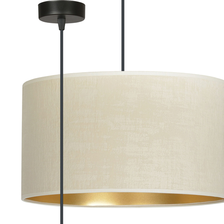Lampa wisząca HILDE 1 BL WHITE Emibig 1052/1 biały/czarny
