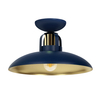 Milagro Lampa sufitowa FELIX NAVY BLUE/GOLD 1xE27 MLP7713 GRANATOWY / ZŁOTY