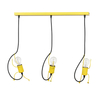 Lampa wisząca BOBI 3 YELLOW Emibig 536/3 żółty