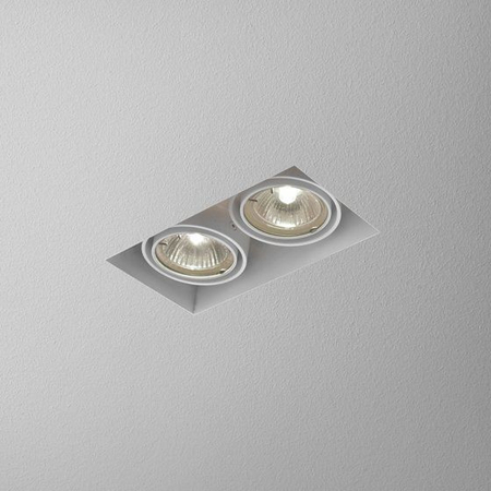 Lampa wpuszczana AQForm Squares 50 x 2 Trimless 230V Recessed Biały Struktura
