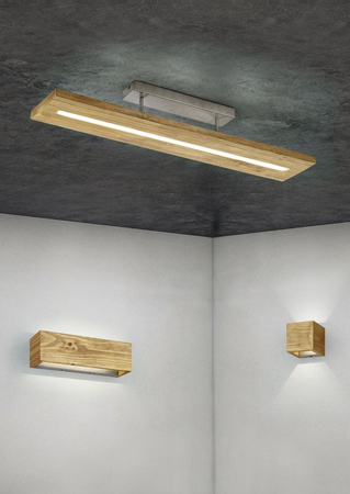 Lampa sufitowa Trio 623710130 drewniany