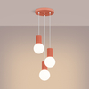 Sollux Lighting Lampa wisząca HALO 3P brzoskwiniowa SL.1755