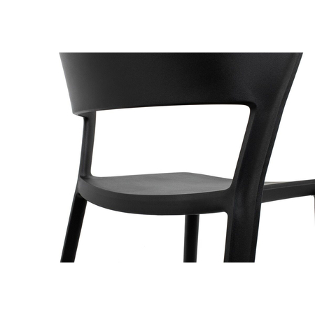 Krzesło JASPER czarne - polipropylen