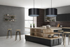Lampa wisząca ROTO 2 BL BLACK/SILVER Emibig 185/2 czarny/srebrny