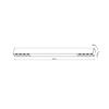 Spot Azzardo LINELIO AZ5660 BLACK