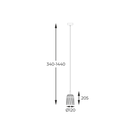 Lampa wisząca Zuma Line P0590-01A-V7AC TAZZA LAMPA WISZĄCA ZŁOTA/GOLD