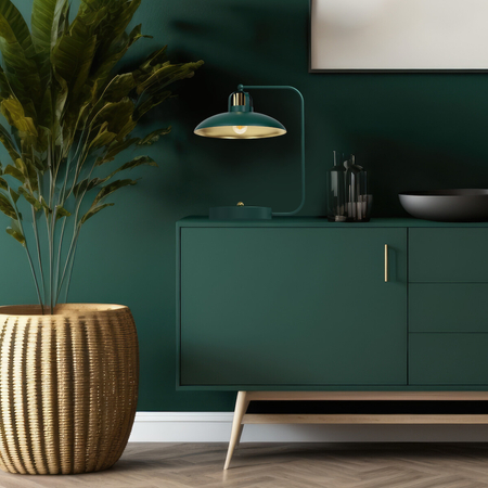 Milagro Lampka biurkowa FELIX GREEN/GOLD 1xE27 MLP7711 ZIELONY / ZŁOTY