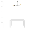 Lampa sufitowa FRIX 2 BLACK Emibig 1126/2 czarny